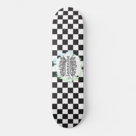 Schachbrettmuster Skateboard