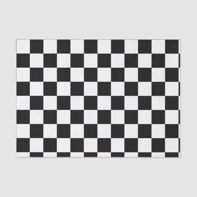 Schachbretts Tissue Paper - HAMbWG Seidenpapier (Vorderseite)