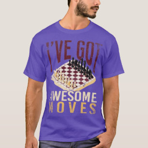 Schachbrettschacher verschenken Schach T-Shirt