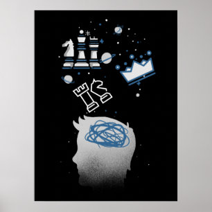 Schachdesign Poster
