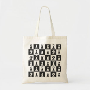 Schachdesign Tote Bag Tragetasche