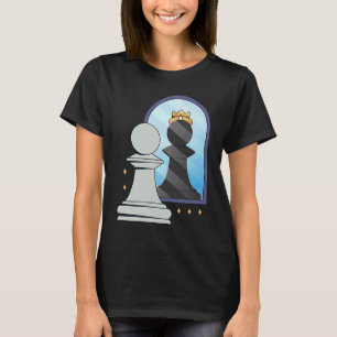 Schachfigur König Spiel Königin Pferd Figuren Spri T-Shirt