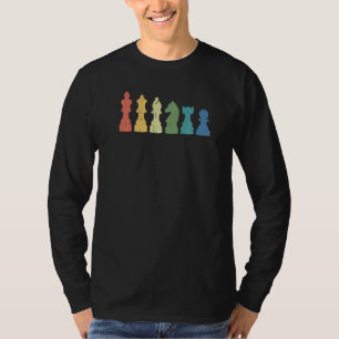 Schachfiguren Damen Könige Läufer Springer Türme B T-Shirt