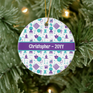 Schachfiguren - Party Art Patches Keramik Ornament