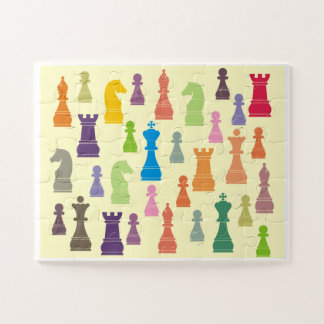 Schachfiguren Puzzle
