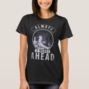 Schachfiguren Schach Spielbrett Schach T-Shirt