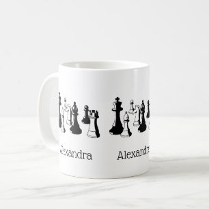 Schachfiguren Vintag Art #2 Tasse