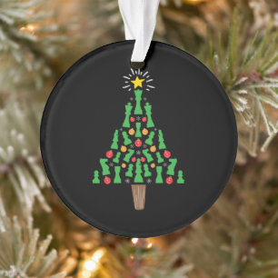 Schachfiguren-Weihnachtsbaum Ornament