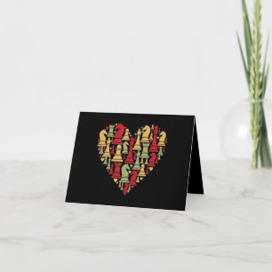 Schachgeschenk Ich liebe Schach wirklich Dankeskarte
