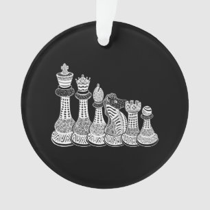 Schachgeschenk Ich Liebe wirklich die Schachpart Ornament