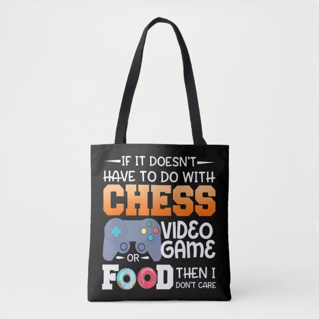 Schachgeschenk | Schach-Videospiel oder Food-Desig (Vorderseite)