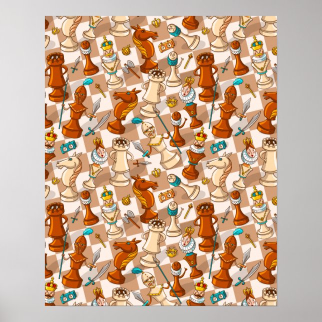 Schachkampf Poster (Vorne)