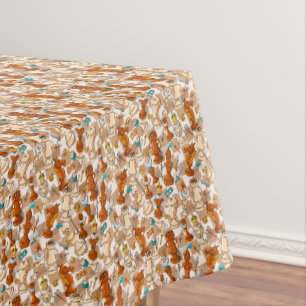 Schachkampf Tischdecke