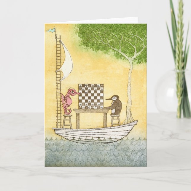 Schachkarte Karte (Vorderseite)