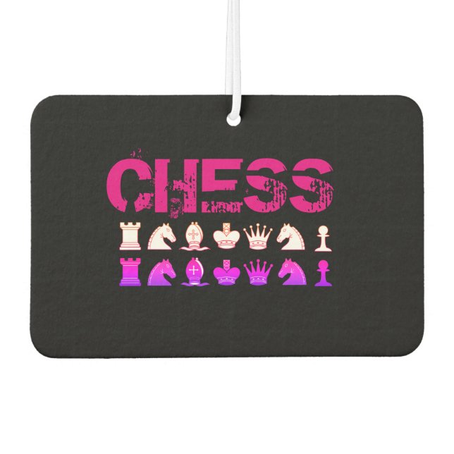 Schachkissen Autolufterfrischer (Vorderseite)