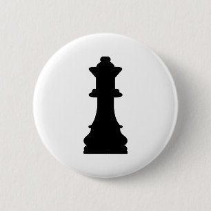 Schachkönigin Button