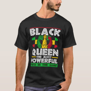 Schachkönigin Mächtigstes Stück Schachmatt Schachm T-Shirt