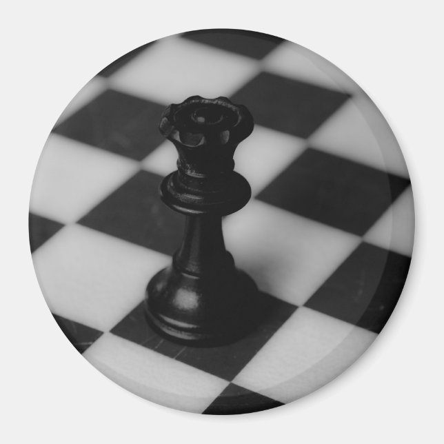 Schachkönigin Magnet (Vorne)