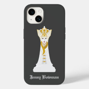 Schachkönigin / Personalisiert Name Case-Mate iPho iPhone 14 Hülle