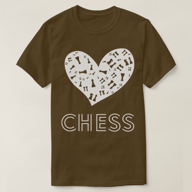 Schachliebhaber T-Shirt (Design vorne)