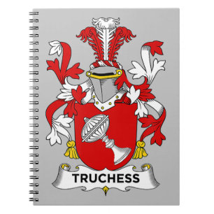 Schachliebhaber   Truchess Wappen - Familienwappen Notizblock