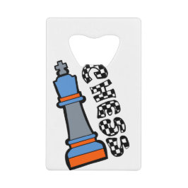 Schachmänner Geldbeutel Flaschenöffner