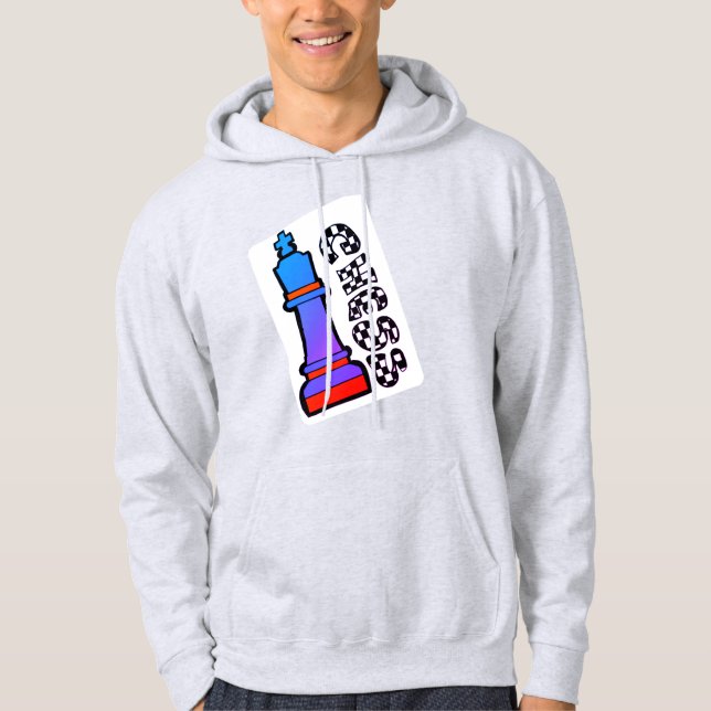 Schachmänner Hoodie (Vorderseite)