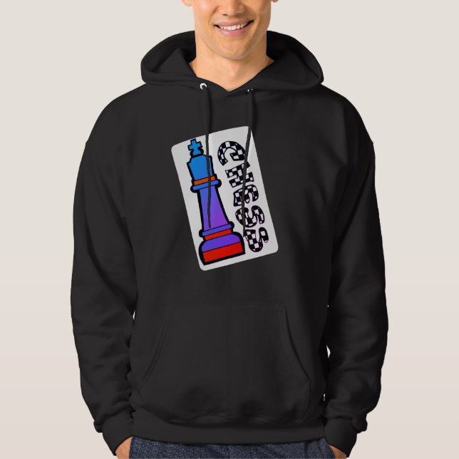 Schachmänner Hoodie (Vorderseite)