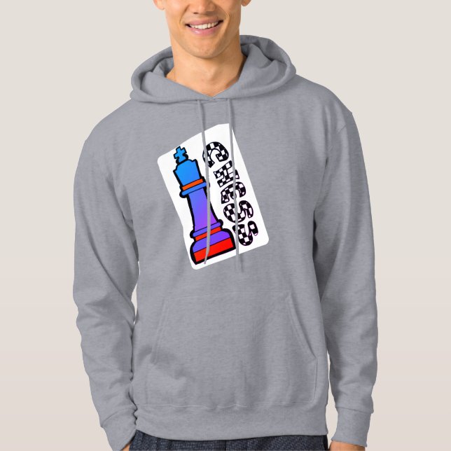 Schachmänner Hoodie (Vorderseite)