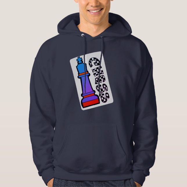 Schachmänner Hoodie (Vorderseite)