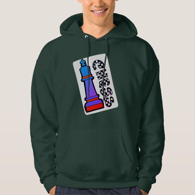 Schachmänner Hoodie (Vorderseite)