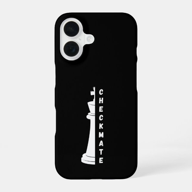 Schachmatt iPhone 16 Hülle (Rückseite)