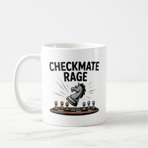 Schachmatt-Wut-Tasse – Lustiges Schachgeschenk für Kaffeetasse