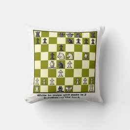 Schachmatte in 2 Rätsel #2 Kissen