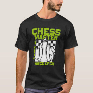 Schachmeister Schachbrett Figuren Schachmatt Großm T-Shirt