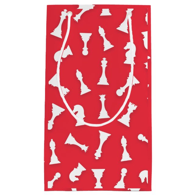 Schachmuster - Nahtlos - Schachspiele Kleine Geschenktüte (Vorderseite)