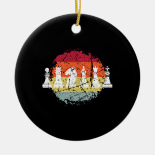 Schachpartien Keramik Ornament