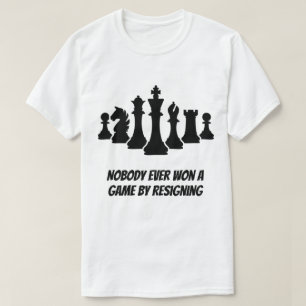 Schachquoten für männlichen T - Shirt