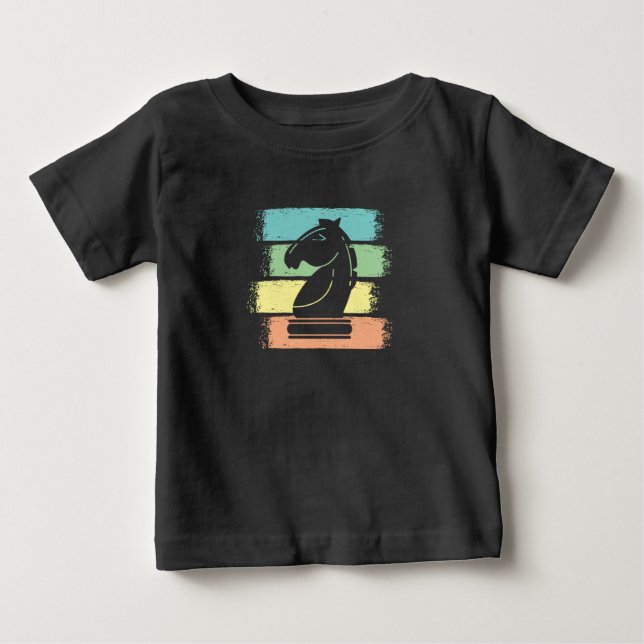 Schachrost Retro Baby T-shirt (Vorderseite)