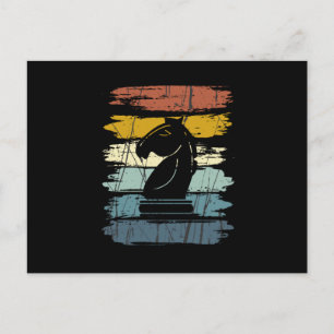 Schachrost Retro Postkarte