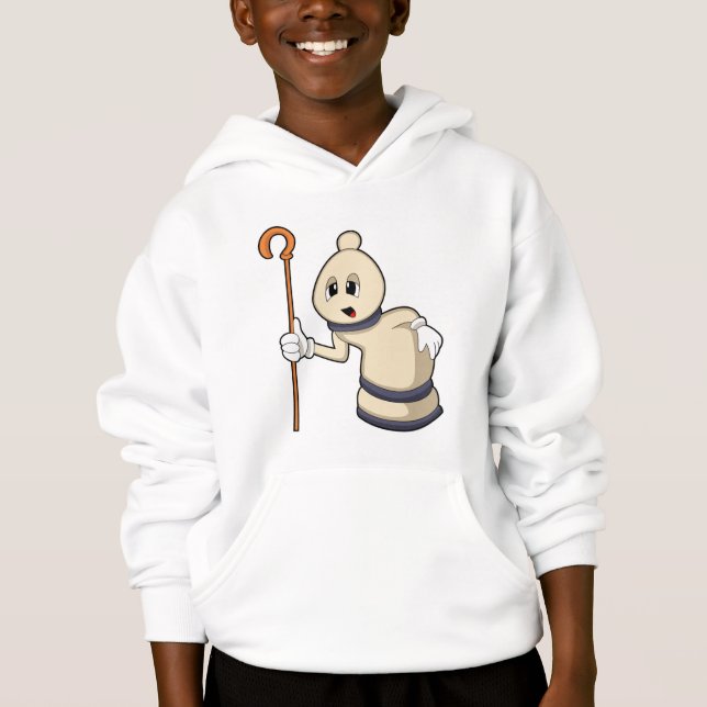 Schachspiel Bischof von Schach Hoodie (Vorderseite)