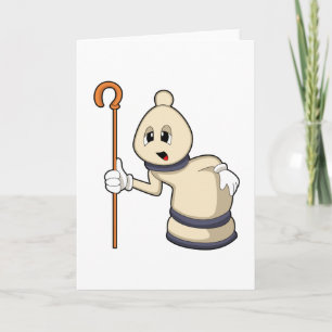 Schachspiel Bischof von Schach Karte