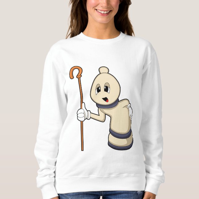 Schachspiel Bischof von Schach Sweatshirt (Vorderseite)