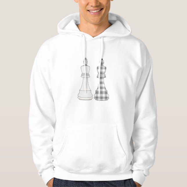 Schachspiel Hoodie (Vorderseite)