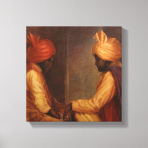 Schachspiel Leinwanddruck