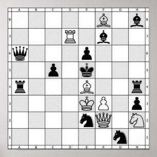 Schachspiel Poster 2