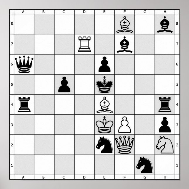 Schachspiel Poster 2 (Vorne)