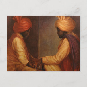 Schachspiel Postkarte