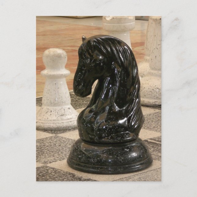 Schachspiel Postkarte (Vorderseite)