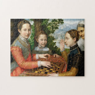 Schachspiel von Sofonisba Anguissola - Circa 1555 Puzzle